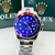 Relógio Rolex Submariner Misto Prata vermelho e azul linha Gold a prova dagua