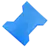Piso emborrachado azul formato ossinho para revestimento de pisos