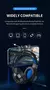 ProHz headset para jogos 7.1 estéreo