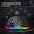 Mouse Colmeia bluetooth RGB sem fio ultraleve para jogos - GetNew