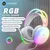 Headset Doja Light Esports estéreo com luz RGB - GetNew