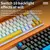 Imagem do Dominus Teclado mecânico interruptor azul e vermelho - 10 tipos de iluminação RGB para jogos