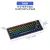 Dominus Teclado mecânico interruptor azul e vermelho - 10 tipos de iluminação RGB para jogos - GetNew
