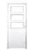 PUERTA ALUMINIO TUBULAR 1/2 VIDRIO ENTERO