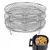 Conjunto com 3 Grelhas Empilháveis para Desidratador – Compatível com Todas as Airfryers, Ideal para Secagem e Resfriamento