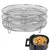 Conjunto com 3 Grelhas Empilháveis para Desidratador – Compatível com Todas as Airfryers, Ideal para Secagem e Resfriamento - loja online