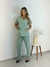 SCRUB MELANGE BÁSICO - VERDE CANA - comprar online