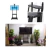 Suporte Para Tv Pedestal Com Prateleira Rodinhas - comprar online