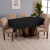 Toalha de Mesa Basic 1 Peça 2,00m x 1,40m 6 Lugares 100% Poliéster - Preto - Velomix