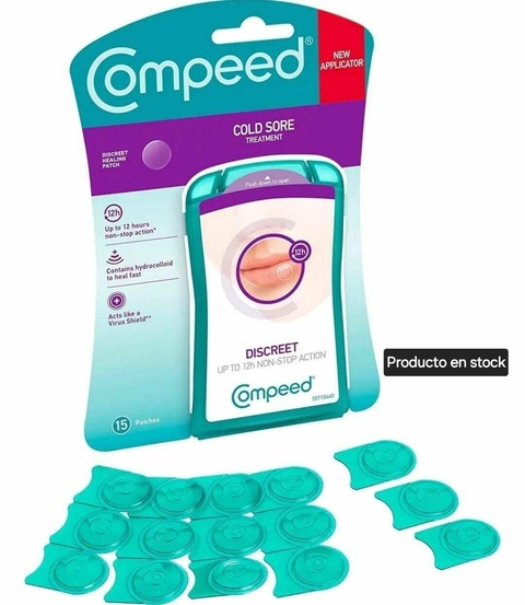 Compeed Herpes Labial – 15 Parches Ultra Discretos. ( Hasta 12 Horas de Protección) - comprar online