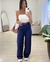 Calça alfaiataria com cinto - Closet Store