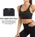 Sutiã esportivo com zíper frontal para mulheres - GS Store