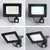 Holofotes LED 100W 50W 30W 20W 10W PIR Sensor de movimento IP66 LED à prova d&#