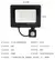 Holofotes LED 100W 50W 30W 20W 10W PIR Sensor de movimento IP66 LED à prova d&# - loja online