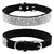 Coleira de cachorro cristal glitter strass coleiras para animais de estimação - comprar online