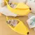 Banana gato cama casa engraçado bonito aconchegante gato esteira camas quente d - comprar online