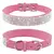 Coleira de cachorro cristal glitter strass coleiras para animais de estimação - comprar online