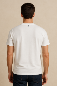 Camiseta Masculina Algodão Peruano Manga Curta Minimalist - loja online