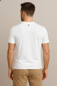 Camiseta Masculina Algodão Manga Curta Minimalist - loja online