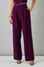 Calça Pantalona Alfaiataria Mabrê Chic – Vinho Intenso