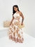 Vestido Longo Gabriela Jardim Dourado (7030) na internet