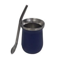 mate térmico de acero + bombilla curva - Kolsch Mates