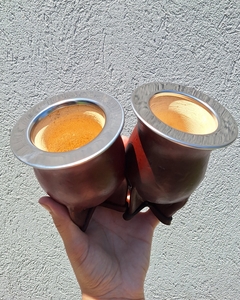 Mate Camionero de Calabaza + Bombilla pico loro de acero