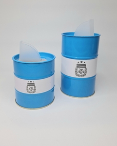 Juego de latas "argentina" (Yerbera y azucarera)