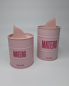 Juego de latas "Matero" (Yerbera y azucarera)