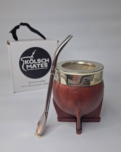 Imagem do mate imperial de calabaza c/ guarda y virola cincelada de alpaca