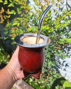 Mate Camionero de Calabaza + Bombilla pico loro de acero - Kolsch Mates