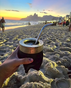 mate imperial de calabaza c/ guarda y virola cincelada de alpaca - Kolsch Mates