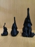 Conjunto 3 Elefantes Decorativo Geométricos - loja online