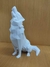 Imagem do Lobo/Husky Siberiano Decorativo Geométrica
