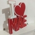 Placa Decorativa Dia das Mães I LOVE MÃE com Coração na internet