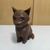 Estatua Decorativa de Gato Baby 10cm - UNIDADE