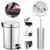 Kit Lixeira Inox com Pedal 3 Litros + Escova Sanitária de Banheiro - comprar online
