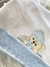 Kit 4 Peças Fralda Quadriculada Premium Renda Urso de Boina - Little Dots