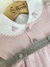 Saída Maternidade com Manta Carla - Rosa Bebê com Cinza - loja online