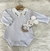 Body Gola Bico Azul Bebê - Little Dots