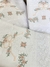 Kit 3 Peças Fralda Quadriculada Premium Renda Floral com Laço - loja online