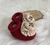 Sapatinho Tricô Leão Penteado - Vermelho - comprar online