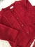 Saída Maternidade com Manta Quadriculada Tranças - Vermelho - comprar online