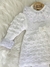 Saída Maternidade com Manta Favo de Mel - Branco - Little Dots