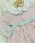 Saída Maternidade com Manta Carla - Rosa Bebê com Verde Água - comprar online