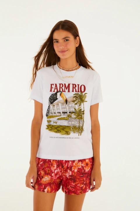 T-Shirt Fit Mam Branco