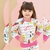 Imagem do Conjunto Longo infantil menina branco e rosa