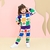 Conjunto Longo infantil menina arco íris