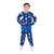 Conjunto Longo infantil menino azul astronauta