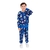 Conjunto Longo infantil menino azul astronauta - loja online
